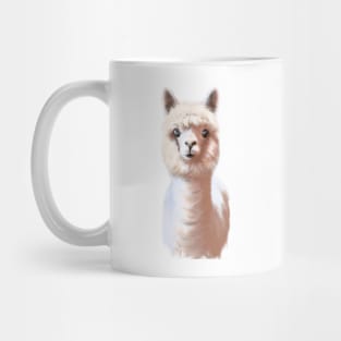 Cute Alpaca Drawing Mug